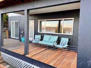 Hang out and enjoy the sunset on the first floor porch.