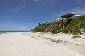 Coconut Point House on Double Bay Beach.