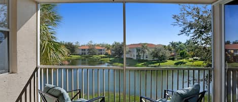 Balcony and view