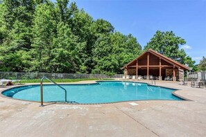 Neighborhood pool open seasonally.