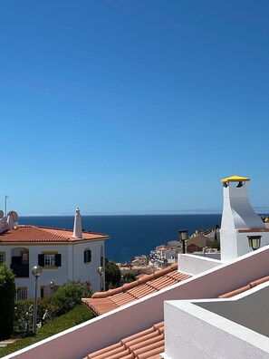 Beautiful sea views from the roof terrace