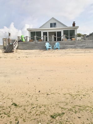 Private beach of home
