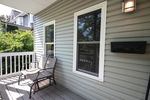 Front porch for you to enjoy. Please remember no smoking.
