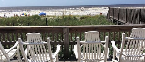 View from Starboard private oceanfront pool.