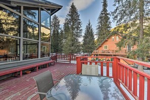 Spacious Deck | Upstairs Unit of House