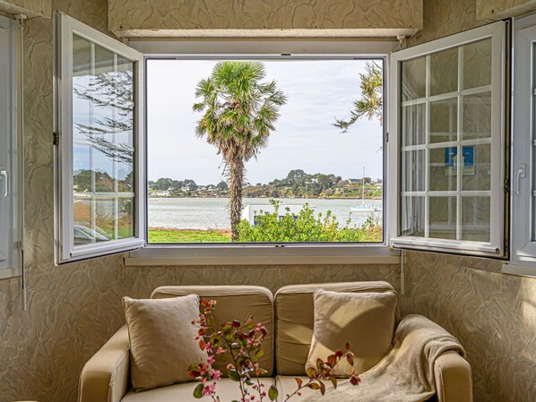 Furniture, Property, Sky, Building, Plant, Azure, Window, Shade, Lighting, Interior Design