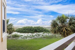 Private balcony view