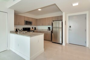 Cook a gourmet meal in your fully-equipped kitchen