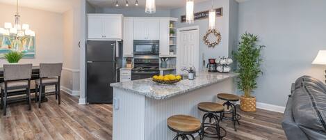 Main Level Kitchen and Dining Areas