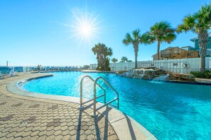 Majestic Beach Towers Waterfall Pool