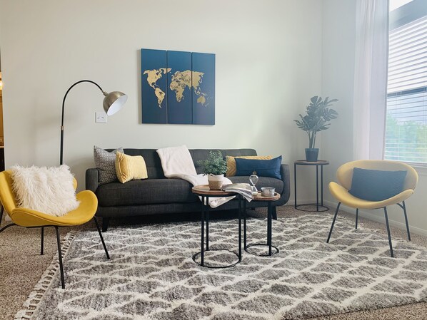 Full and open living room for your comfort and relaxation.