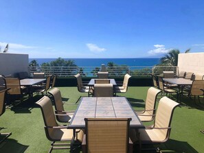 Enjoy the breathtaking views from the roof top while enjoying lunch!
