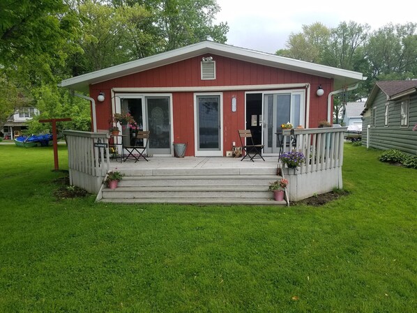 The Front (Lake-side of the cottage)