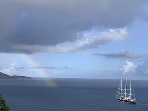 View from great room of Vista - Hans Lolik islands to the left