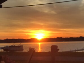 Morning sunrise. View from your front porch.