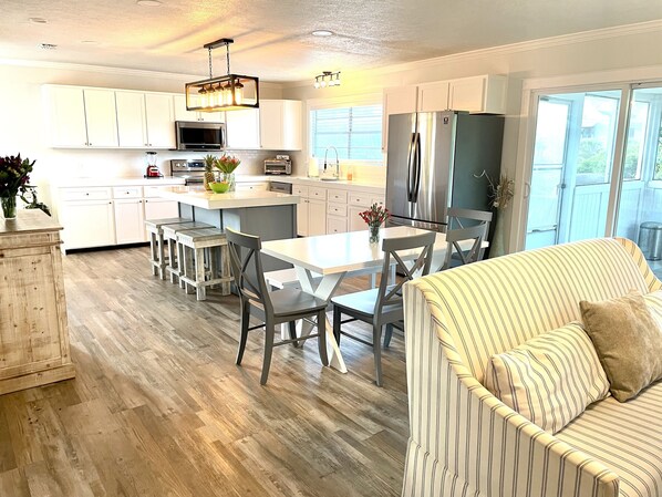 Living room Kitch open concept 