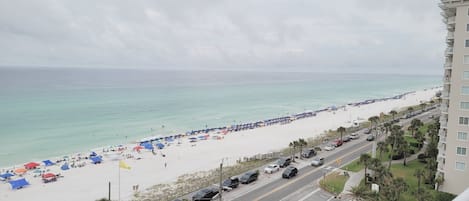 Vista para a praia ou o mar