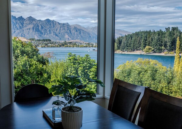 View from the dining table