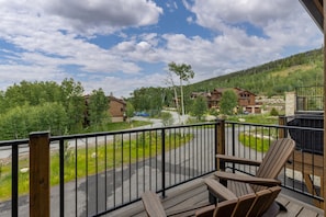 Balcony off the main living area.