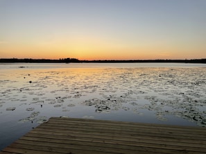 Sunset on the dock