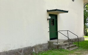 outside