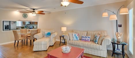 Murrells Inlet Vacation Rental | 2BR | 1.5BA |1,200 Sq Ft | Stairs Required