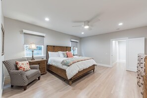 Huge master bedroom with brand new King bed
