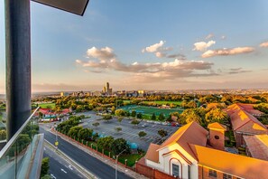 Blick von der Unterkunft