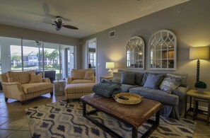 You Can Access the Lanai From the Sliding Doors in the Family Room