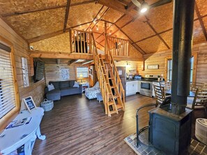 View of interior of the cabin