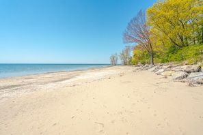 private beach
