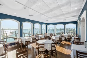 The "Bay Room" in our restaurant downstairs