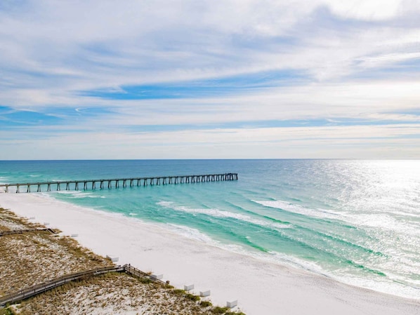 Welcome to The Pearl of Navarre #1102 - Beach Life Paradise | Balcony View