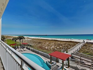 Gulf-Front Balcony - View