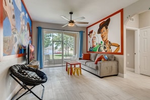 Toy Story themed living room