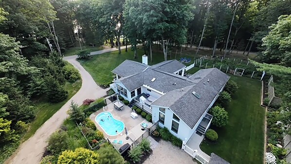 Drone image showing property July 2024