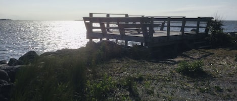 Deck over Cedar Island Bay