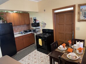 Kitchen, and dining area