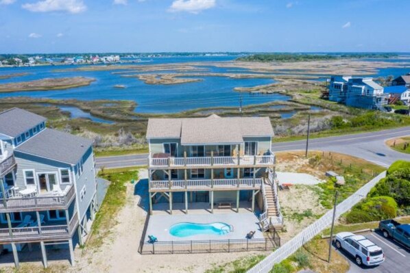 Island Asylum Aerial View