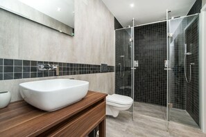 Bathroom with double shower
