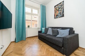Sofa bed with TV