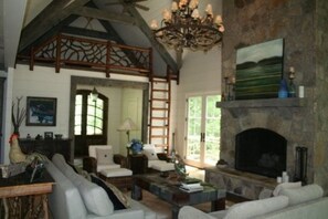 Main living room-hardwood floors throughout main level