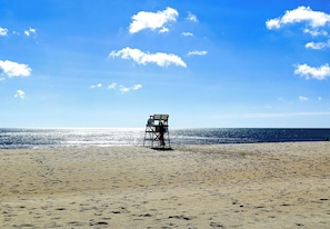 Private, spacious beach.