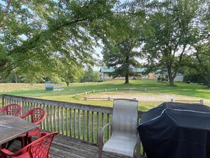 View facing south. This is the only house in sight from the Hide Away Retreat.