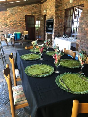 Patio on Braai/Barbeque side