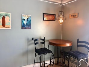 Seating area in Game room