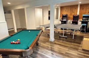 Basement game room. Brand NEW 2024!