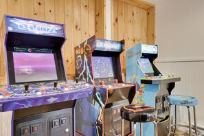 Arcade games in the game room. Brand NEW 2024!