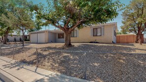 Large front yard,  corner lot. 