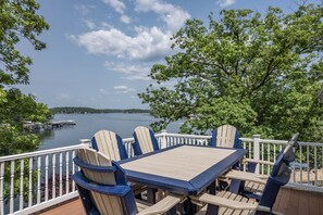 Lake view from the deck